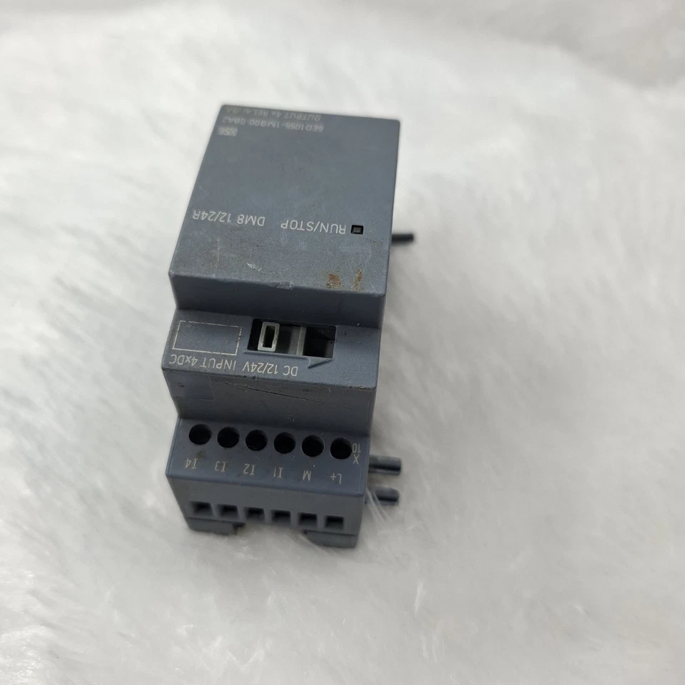 SIEMENS 6ED1055-1MB00-0BA2 DM8 12/24R 12/24VDC EXPANSION MODULE